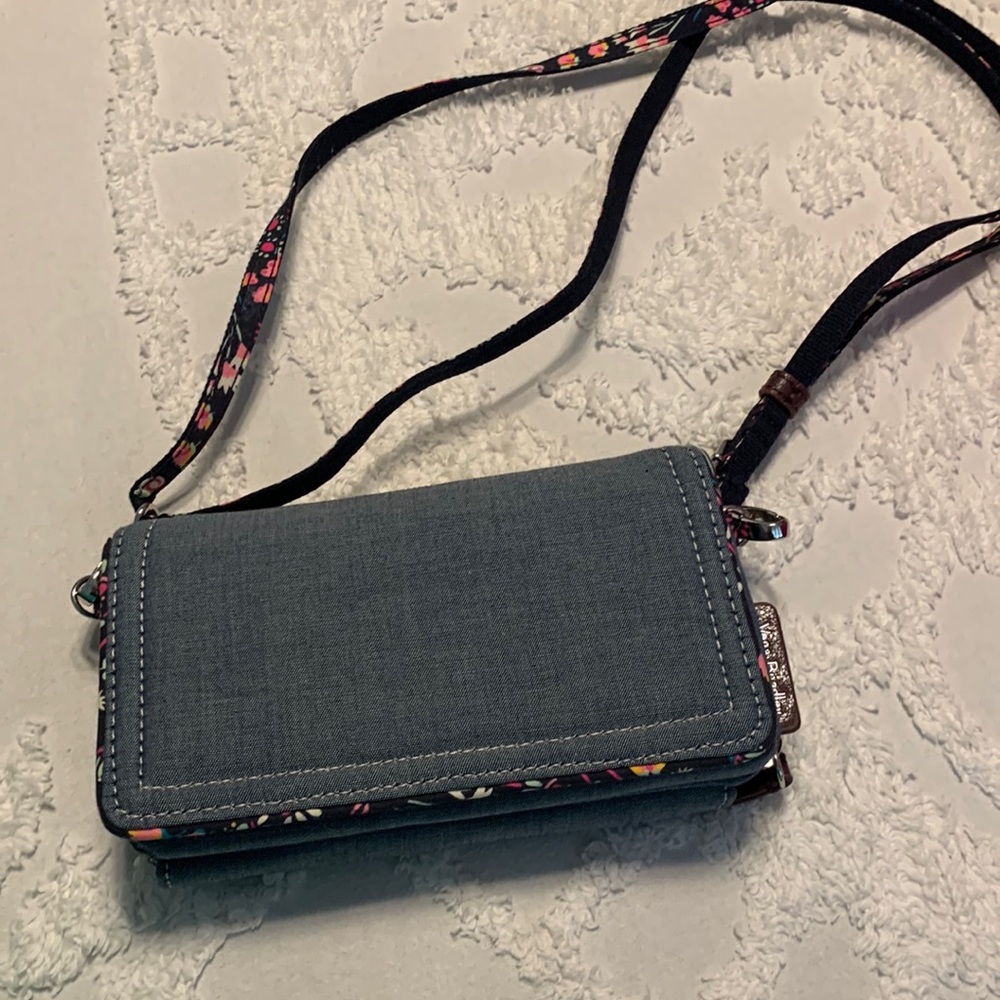 Phone wallet compact crossbody RFID